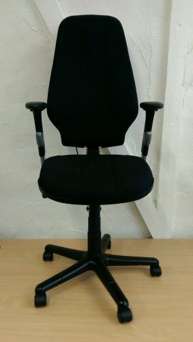 BLACK RH LOGIC 4 ACTIV ERGONOMIC OFFICE CHAIR FULLY LOADED.FREE UK MAINLAND DEL