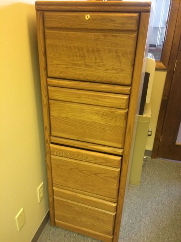 WOOD FILE CABINET