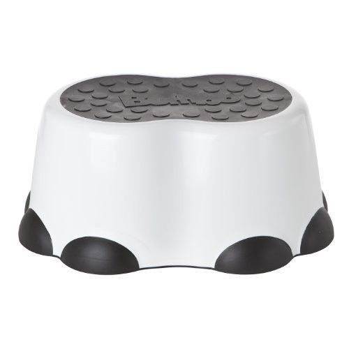 NEW Bumbo Step Stool White/Black, Child Step Stool