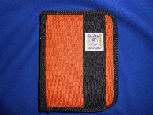 Student Planner, American Studio, zips, spiral book, holds CDs, $ pocket 4 x 6.5