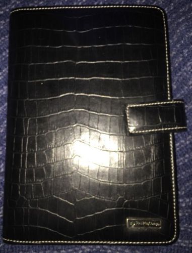 Classic ~ faux-leather franklin covey  planner wire bound cover spiral 5896 for sale