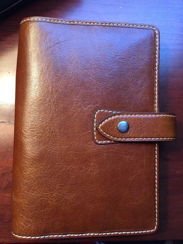 Filofax Leather Personal Malden in Ochre