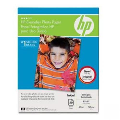 Revnet everyday photo paper - letter - 8.5  x 11  - semi gloss - 50 carton for sale