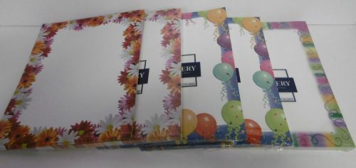 DECORATIVE LETTERHEAD STATIONARY PAPER &#034;BALLOON BORDER&#034; 8 1/2&#034; x 11&#034; 450 SHEETS