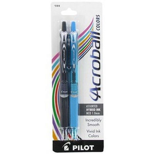 Pilot Acroball Colors Black/Blue Black/Purple Twin Pack