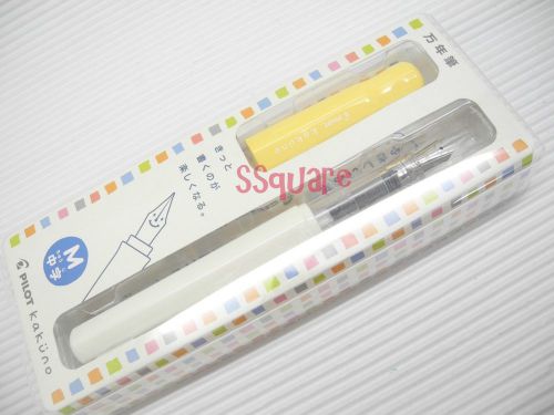 Pilot Kakuno Triangular Shaped Grip Smiling Fountain Pen +7 Ink Cartridges, SYM