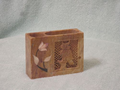 Pencil Holder - Stone - Inlay