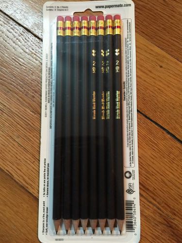 Paper mate mirado black warrior woodcase pencils, #2, hb, 8/pack (58494) write for sale