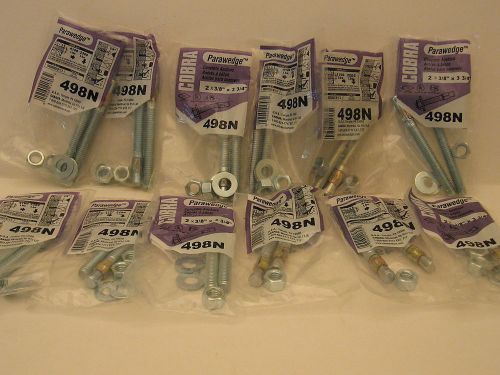 24x Cobra Parawedge 3/8&#034; x 3-3/4&#034; Concrete Anchors (12 packs of 2 each) 498N