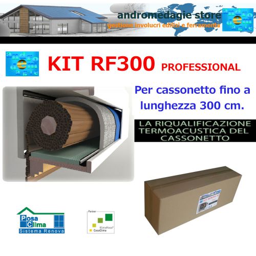 RF300 PROFESSIONAL KIT RENOVA SYSTEM FOR ROLLER SHUTTERS dumpster until L=300CM