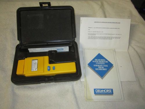 Delmhorst J-4 6% to 30% Pin Analog Wood Moisture Meter w/ Case