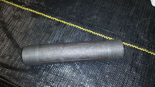 (case of 4)--nipple,pipe size 1 x 6&#034;,npt,black steel,schedule 80 for sale