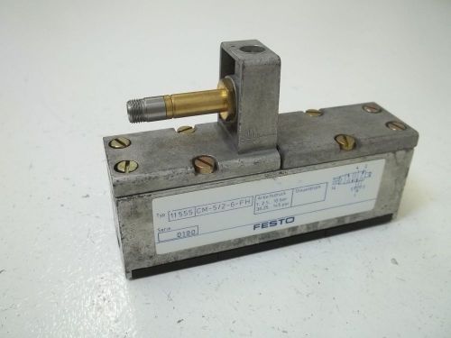 FESTO CM-5/2-6-FH SOLENOID VALVE TYPE. 11555 *USED*