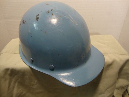 Vintage industrial msa skullgard fiberglass hard hat helmet for sale