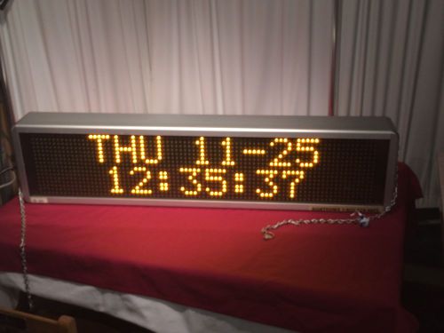 Signtronix Programmable LED 40&#034; Electronic Sign - Model LED-2 &#034;NICE&#034;