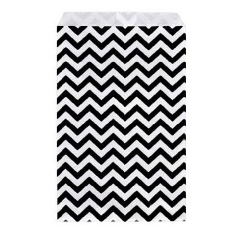 Paper Merchandise Bags 6 x 9&#034; - Chevron Print 500 Bags