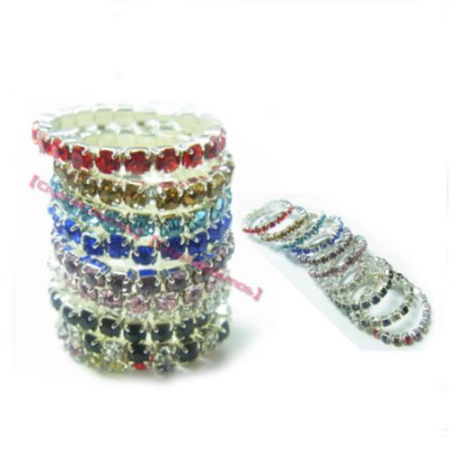 10 pcs Jewelry Diamond Rhinestone Foot Ring Toe Ring