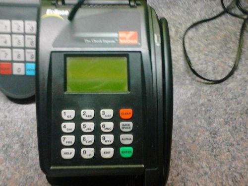 TeleCheck VeriFone Quartet Eclipse Credit Card Terminal , with pin pad 101