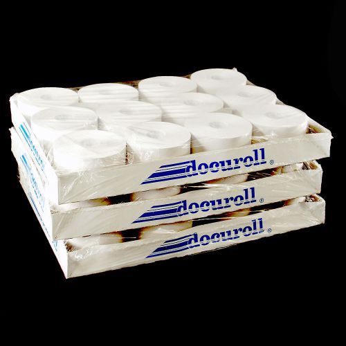 Docuroll Lot of 36 White 1 Ply Register Calculator Paper Rolls 1 3/4” Wide