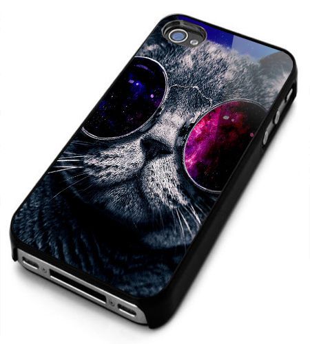 Funny Cat With Big Glasses Logo iPhone 5c 5s 5 4 4s 6 6plus case