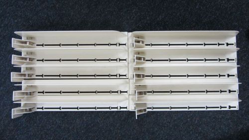 RTC Profit Pusher Spring Fed Rack Merchandise Parts 14&#034; &#034;T&#034; Tracks 10 Pieces