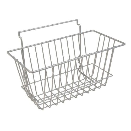 12&#034; x 6&#034; x 6&#034;h narrow slatwall basket 3 pcs - chrome - fits all slat wall panels for sale