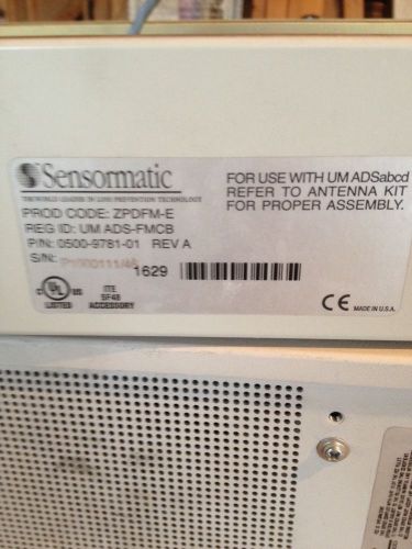 Sensormatic Anti Theft System Panel Prod Code ZPDFM-E