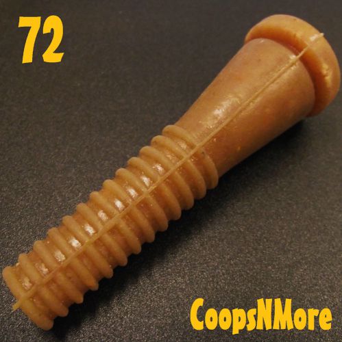 72 LARGE RITE FARM CHICKEN PLUCKER PICKER FINGERS FOR DUCK GOOSE TURKEY RUBBER