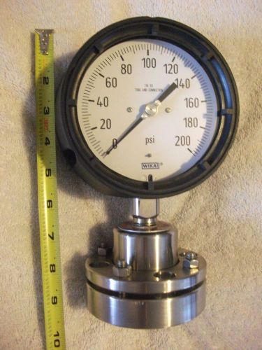 Heat exchanger  hyett instrument  0-200 psi manifold gauge flange 25fw rosemount for sale