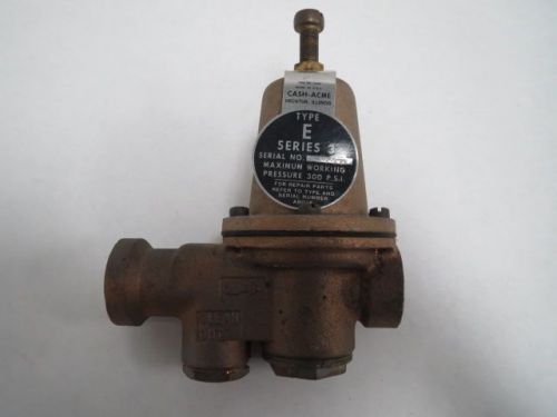 ACME TYPE E SERIES 3 CASH PRESSURE REDUCING BRASS 300PSI 1/2IN REGULATOR B202571