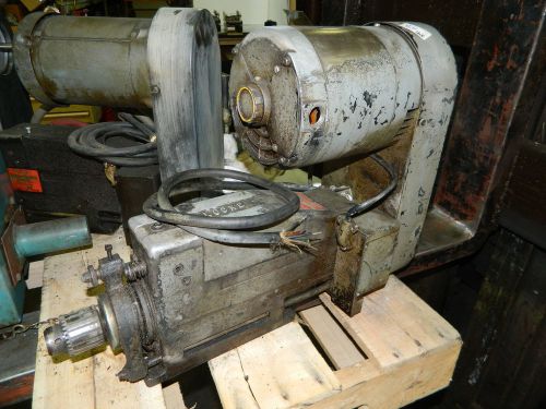 Bellows-Locke Drilling Unit, Mod# 5E, 1/2 HP, 230/460V, 3/8&#034; Chuck, Used