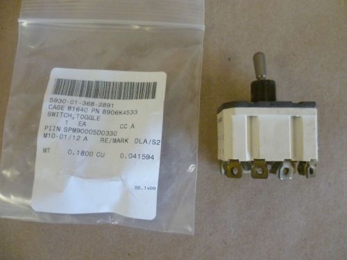 MEP MILITARY GENERATOR TOGGLE SWITCH EATON # 8906K4533 , 88-21078