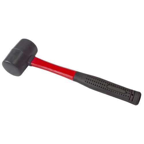 Comfort Grip Fibreglass Shaft Rubber Mallet Hammer 8oz Camping Tent Pegs Awning