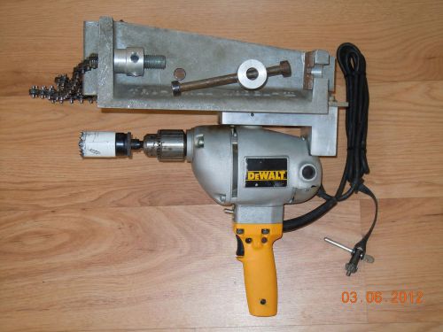 RRR Specialty Dewalt Tru Drill Hole Cutting Machine Steel Pipe T-Drill Ridgid