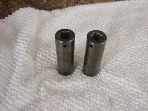 2 Proto Professional #7324H Sockets 1/2”Dr., (2) 3/4&#034;, 3-1/4” Tall