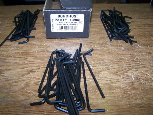 25 Pieces 9/64&#034; L Allen Wrenches  Bondhus Brand