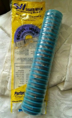 SODER-WICK DESOLDERING BRAID contains 25 BOBBINS size #4