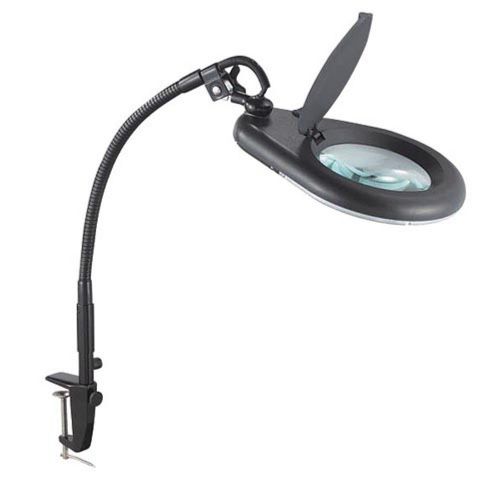 New eclipse 902-110 gooseneck magnifier lamp bench table clamp for sale