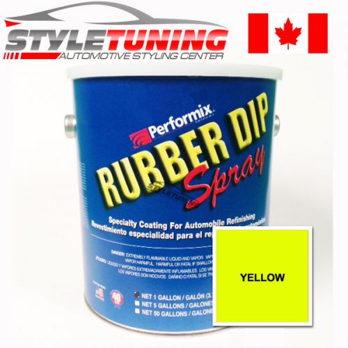 1 GALLON OF PLASTI DIP RUBBER SPRAY CANADA - YELLOW