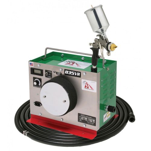 Apollo sprayer 1050vr-7500gt 5 stage hvlp turbine system gravity paint spray gun for sale