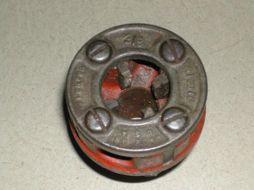 Ridgid PIPE THREADER DIE 3/8&#034; SIZE FOR 0-R HANDLE, RARE, HARD TO FIND, VINTAGE