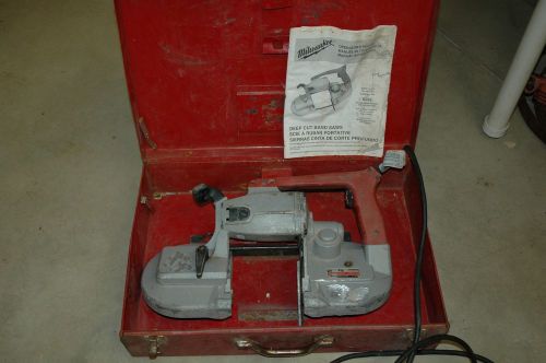 Milwaukee 6230 Band Saw w/ Case