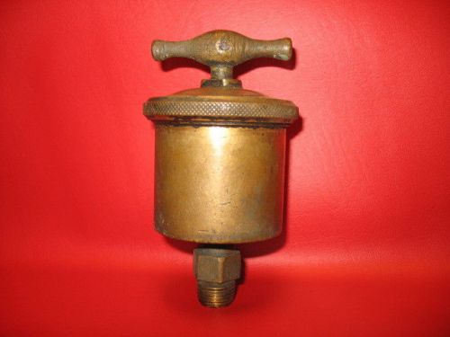 Hit Miss Gas Engine Lunkenheimer Marine # 3 Greaser Brass