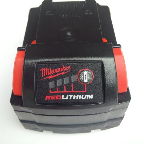 1 new genuine 4.0 ah 18v milwaukee m18 48-11-1840 red lithium battery 18 volt for sale