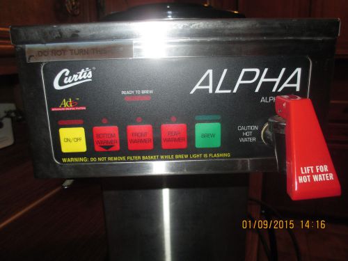 Wilbur Curtis Alpha 3 GTR Automatic Coffee Brewer Maker Machine W/Faucet