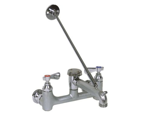 Commercial heavy duty service sink restaurant mop sink faucet with bracket for sale