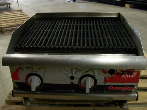 APW WYOTT ROCK GAS CHARBROILER MODEL# GCRB-24