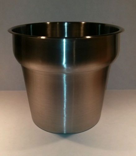 Brand new stainless steel johnson rose 7 1/4 quart steam table insert # 5808 for sale