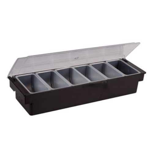 Winco CCH-6 6 Compartment Condiment Dispenser