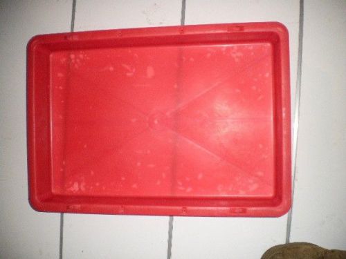 Red pizza dough trays food storage pizza prep food preperation for sale